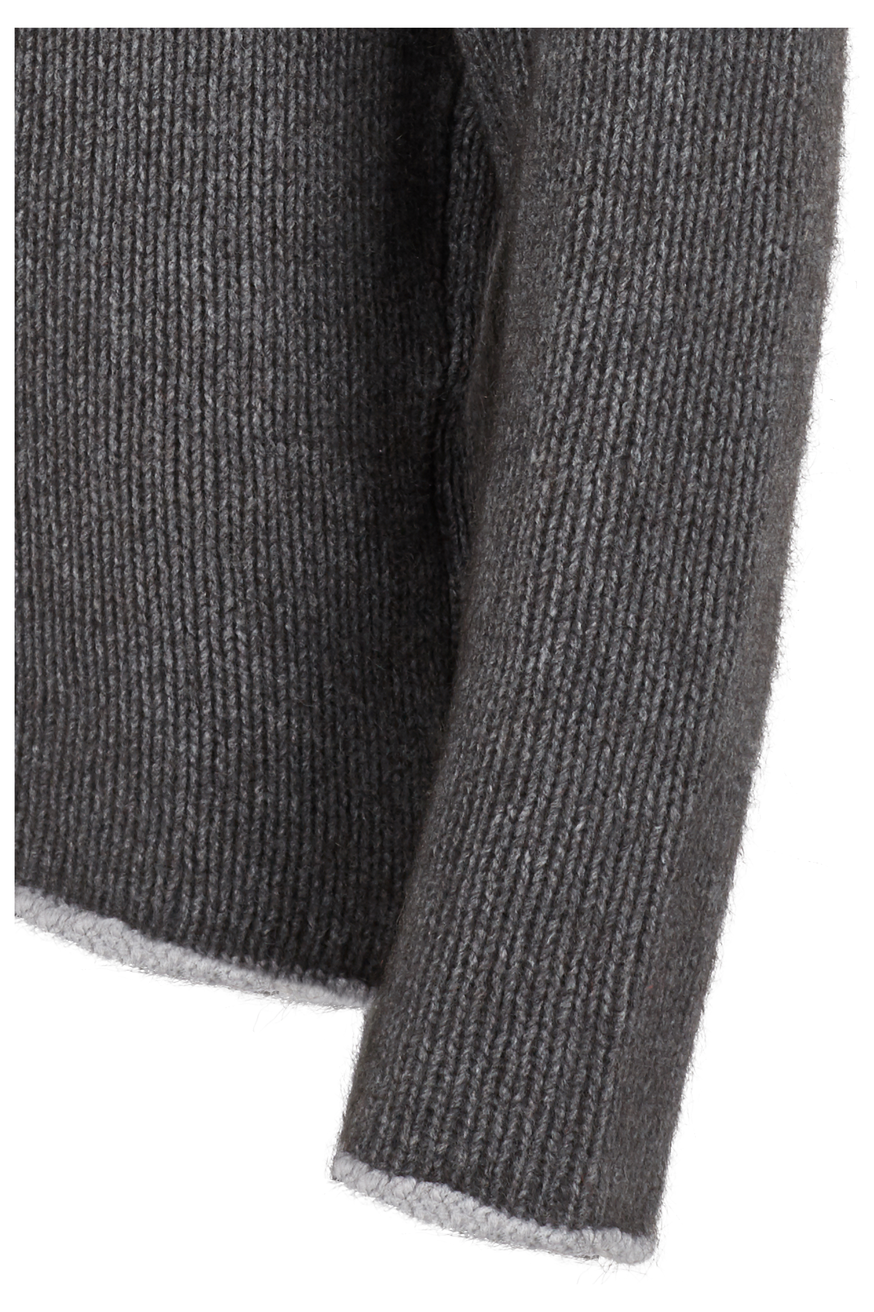 Grobstrickpullover Rundhals
