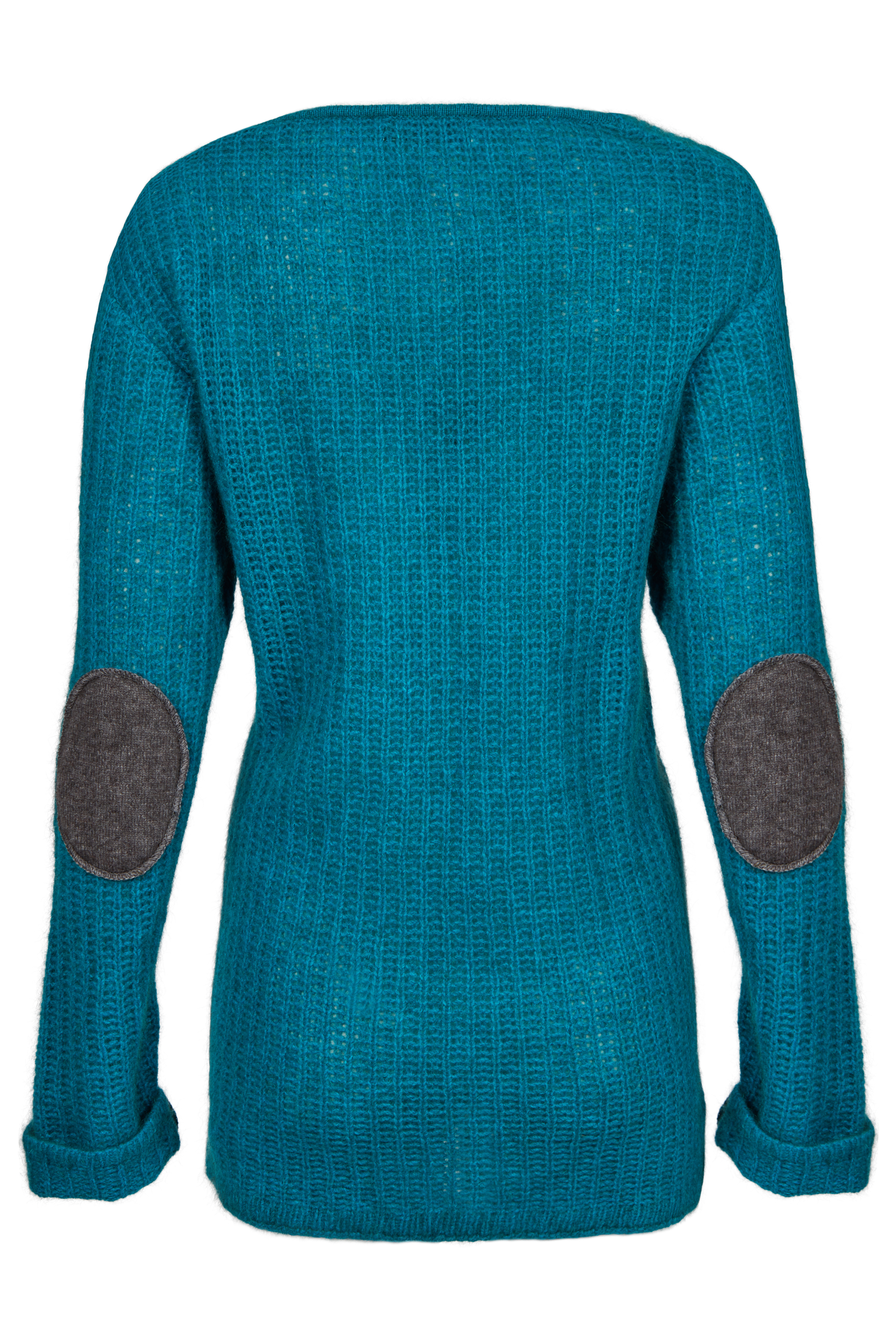 V-Pullover Grobstrick Oversize